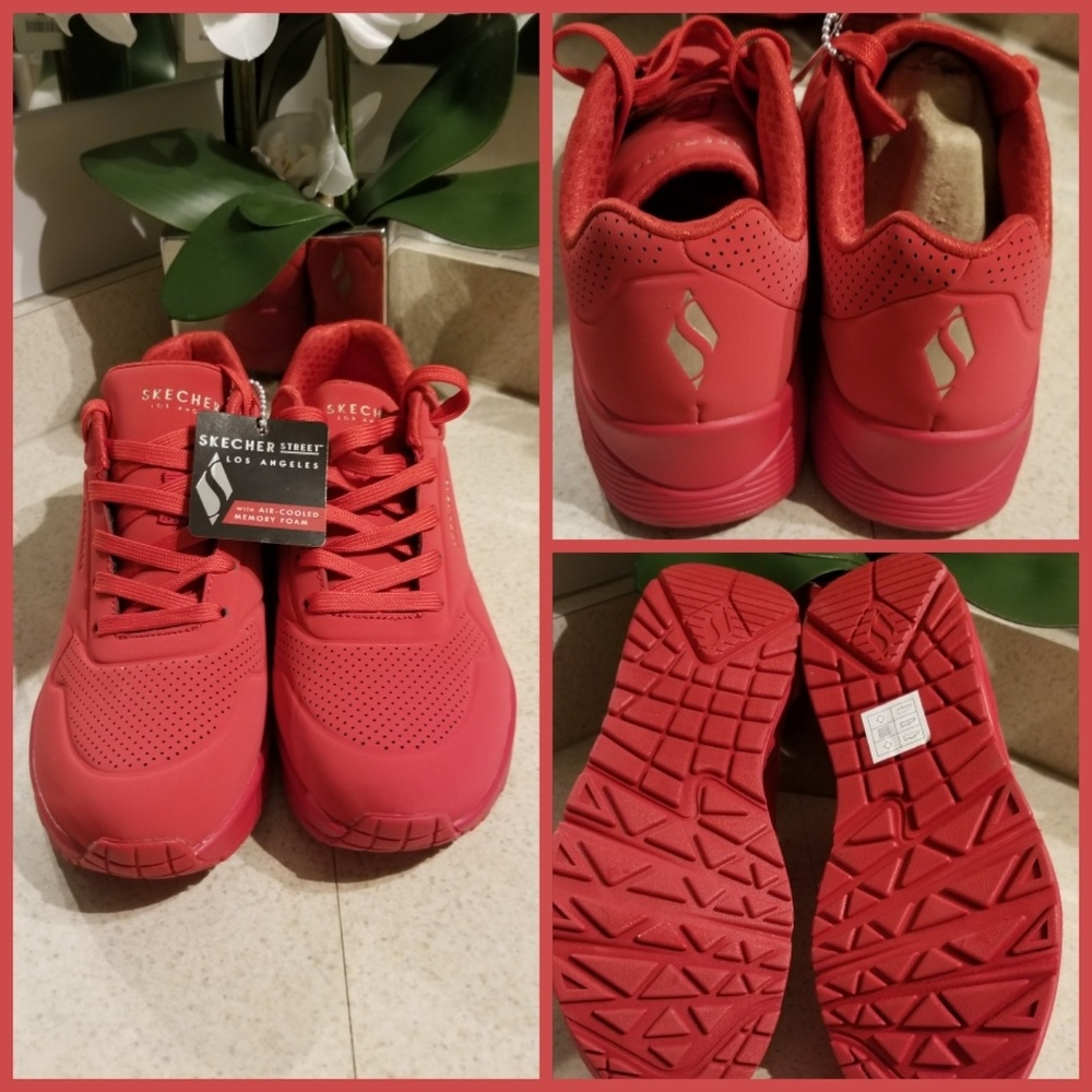 Red Skechers Sneakers